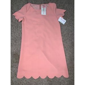NWT Blush scallop dress